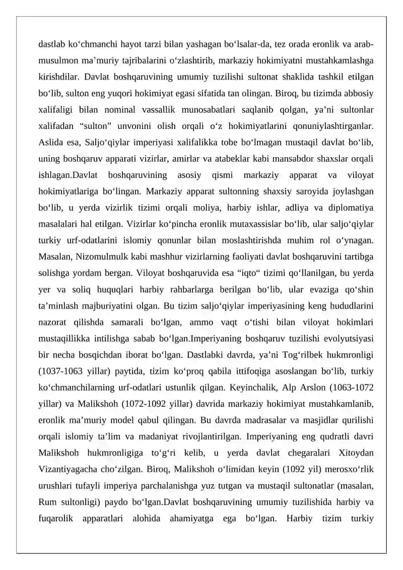 Saljo‘qiylarning boshqaruv tizimi 3