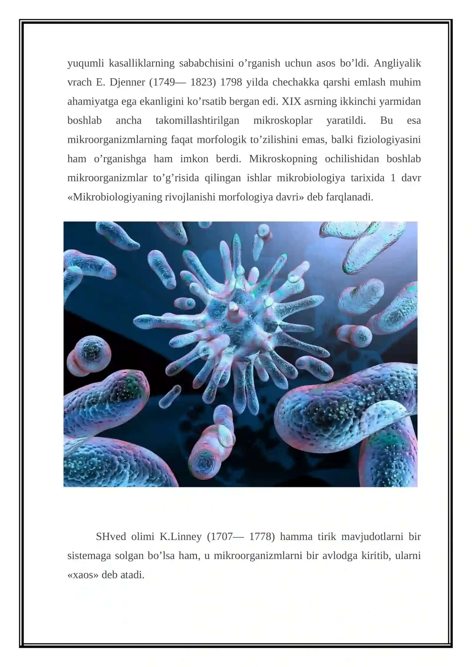 Mikrobiologiyaning Qisqacha Rivojlanish Tarixi 3