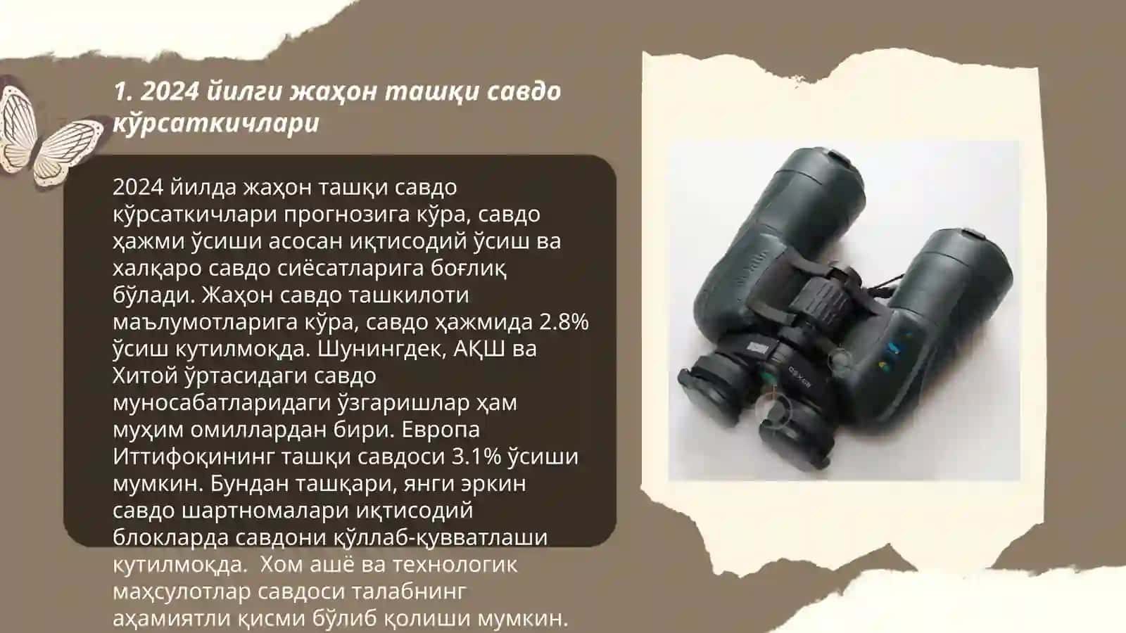 2024 йилги жаҳон ташқи савдоси ва унинг динамикаси 3