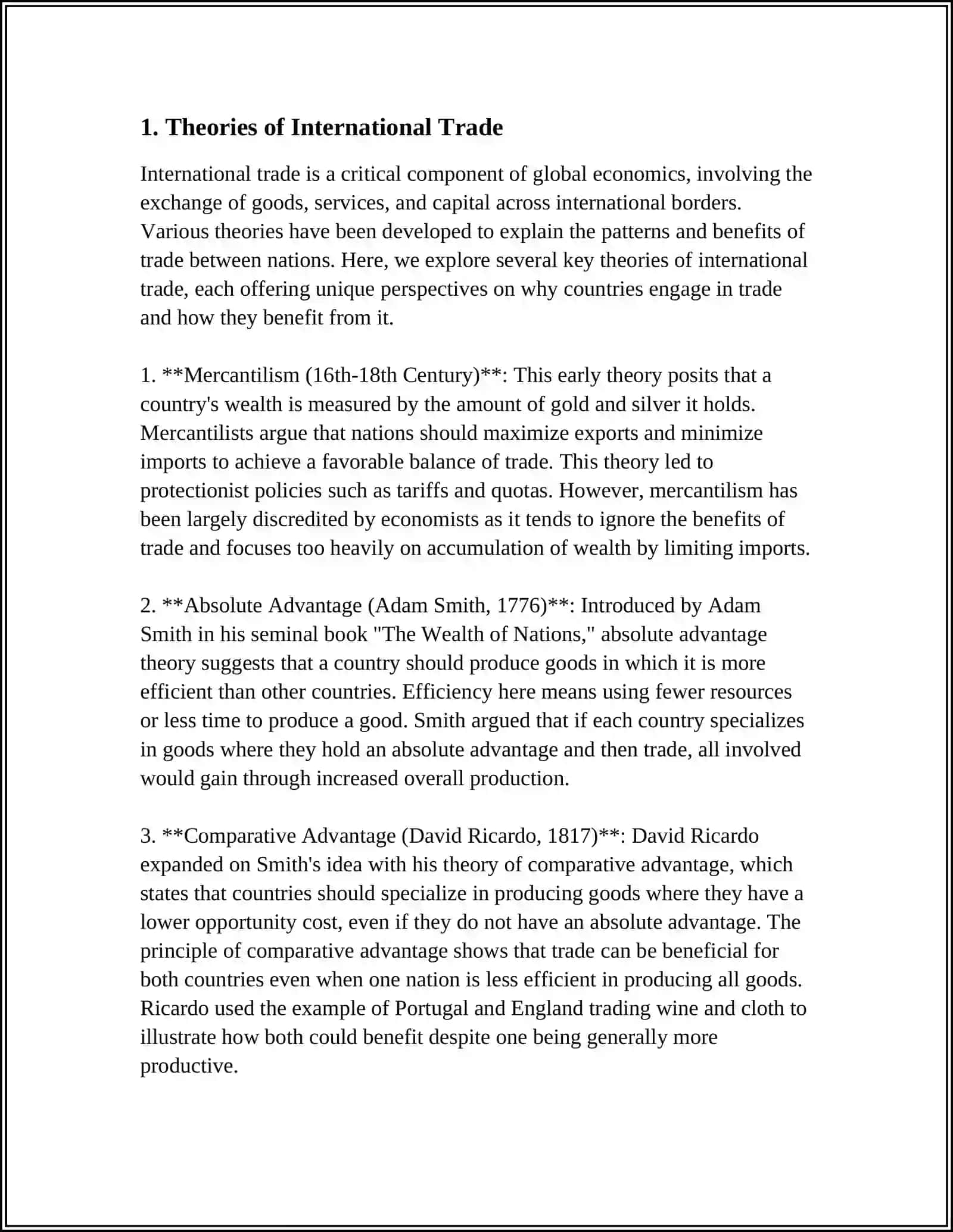 PRINCIPLES OF INTERNATIONAL ECONOMIC RELATIONS 3