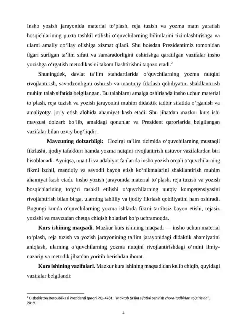 INSHOGA MATERIAL TO‘PLASH, REJA TUZISH VA YOZISH – MUHIM DIDAKTIK TADBIR SIFATIDA 3