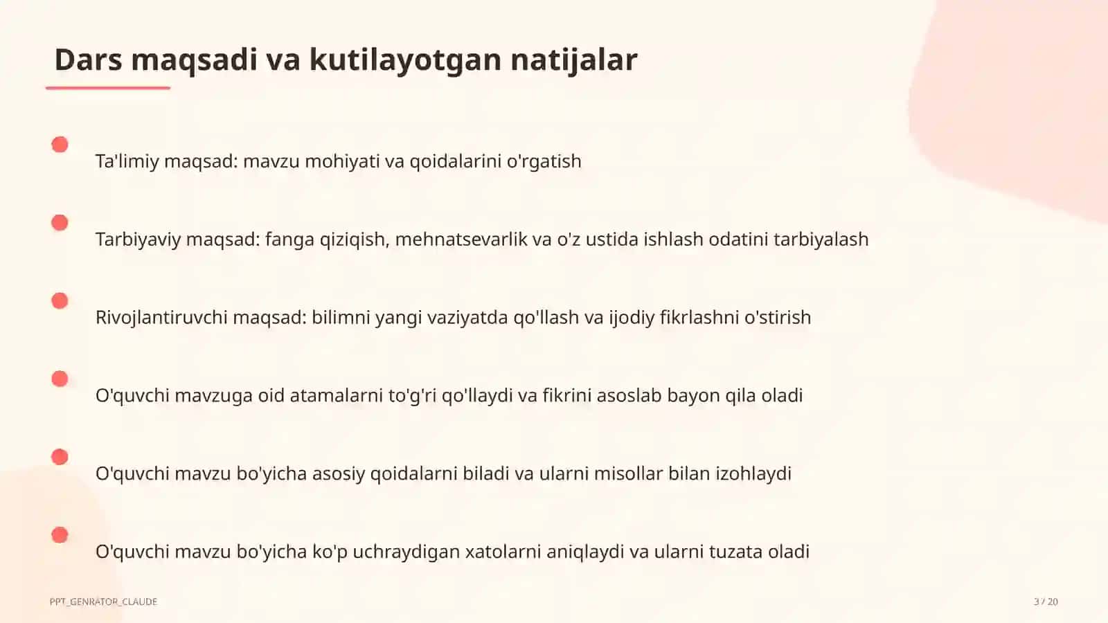 Inson huquqlari va erkinliklari (9-sinf) 3