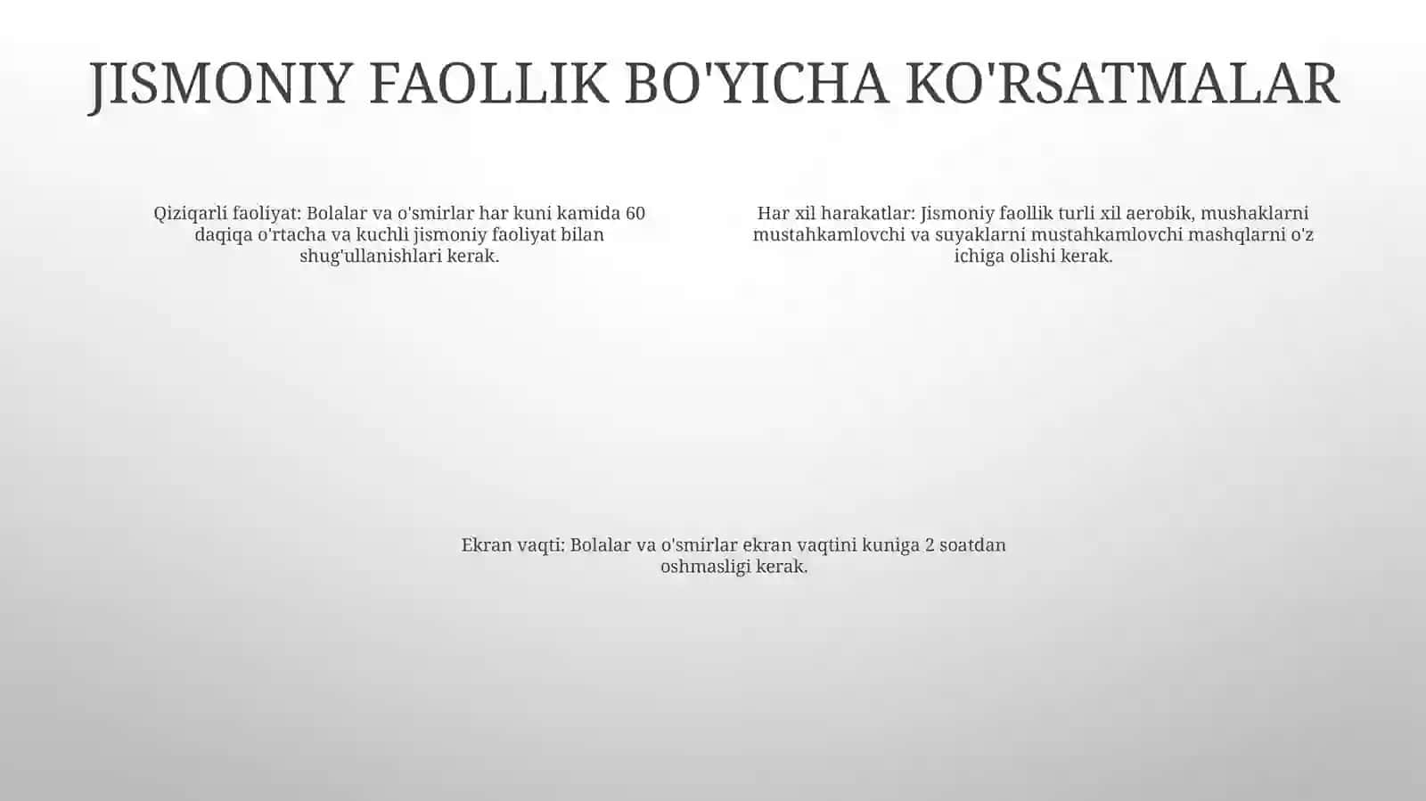 Bolalar Va OʻSmirlarning Jismoniy Sifatlarini Rivojlantirish 3