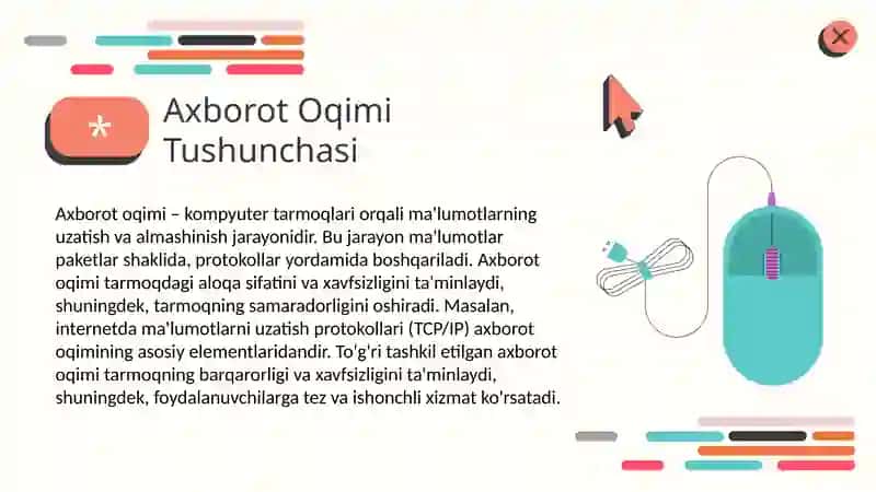 Kompyuter tarmoqlarida axborot oqimi 3