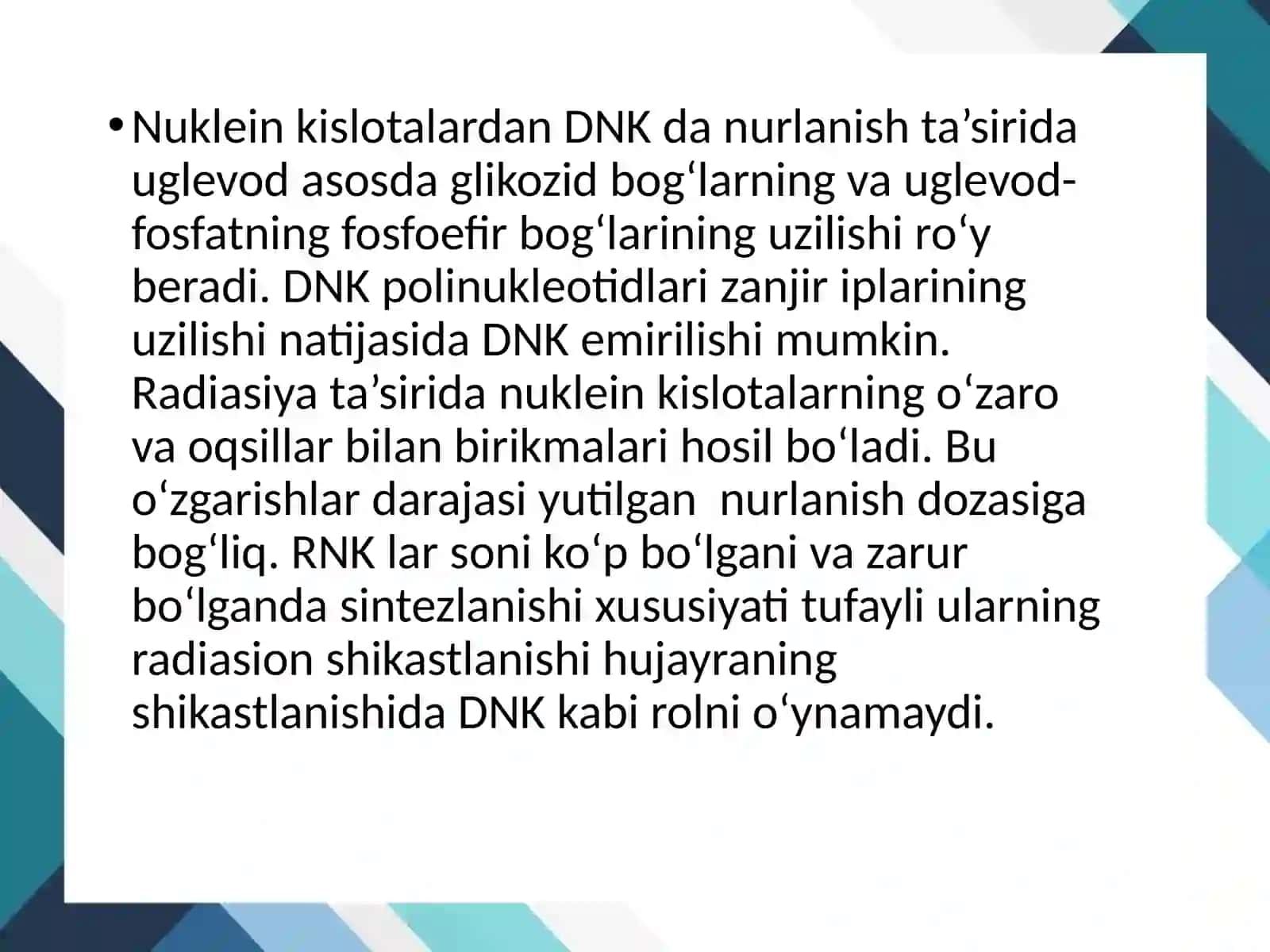 IONLANUVCHI NURLANISHNING  BIOLOGIK TA’SIRI 3