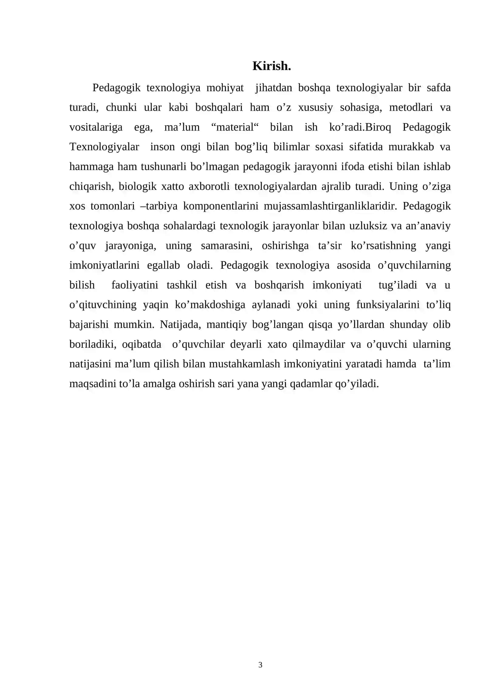 Boshlang’ich sinf o’qish darsini yangi pedogogik texnologiyalar orqali tashkil etishda “aqliy hujum” va “klaster” metodlaridan foydalanish 3