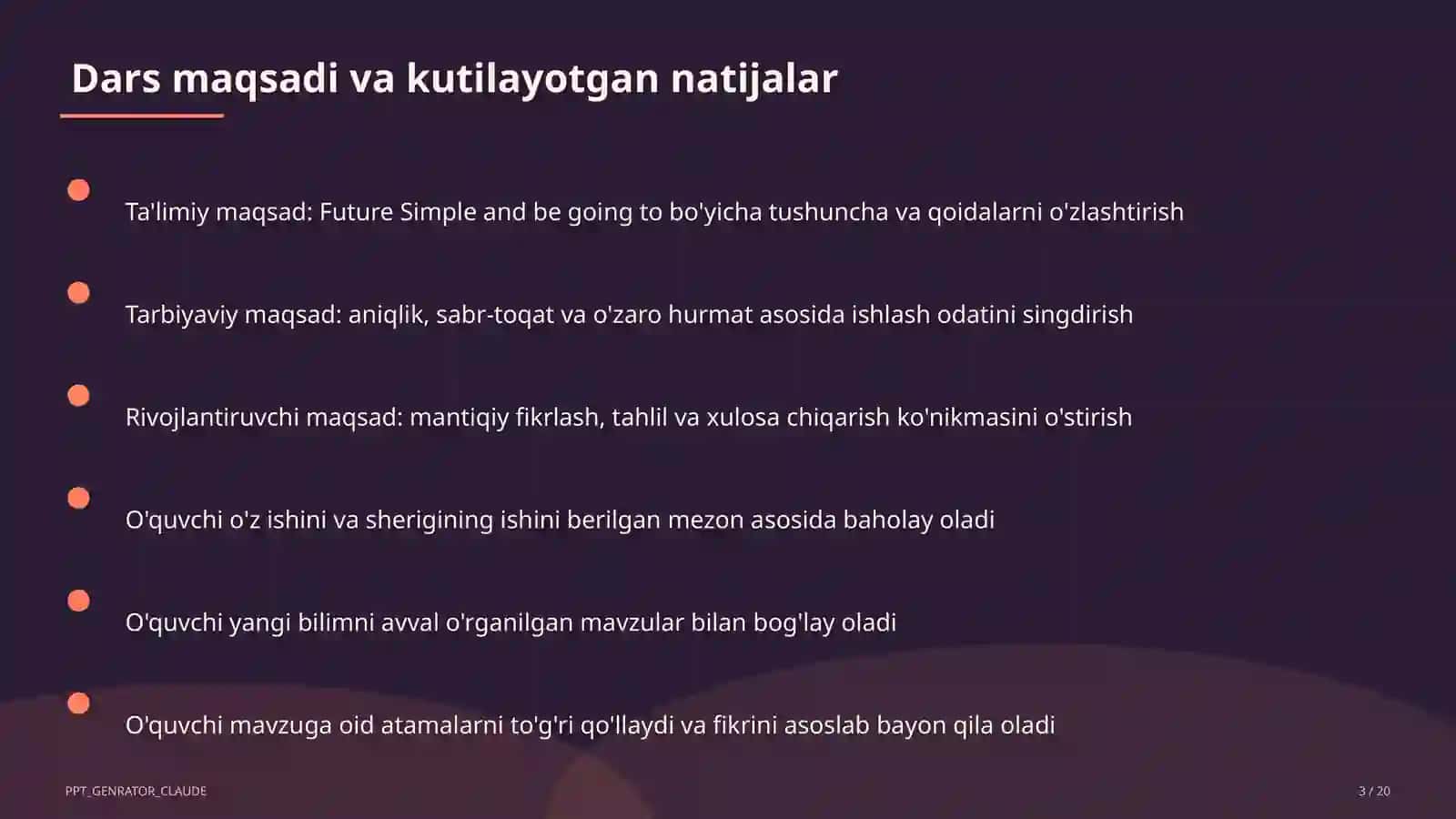 Future Simple and be going to (7-sinf) 3