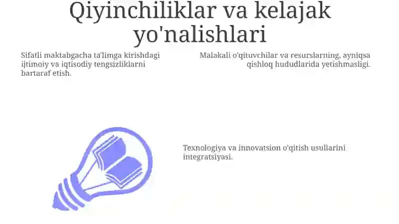 Oʻzbekistonda Maktabgacha Ta'limning Yuksalishi: Asosiy Taraqqiyot va Yutuqlar 3