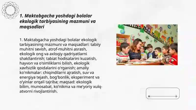 Maktabgacha yoshdagi bolalar ekologik tarbiyasi mazmuni 3