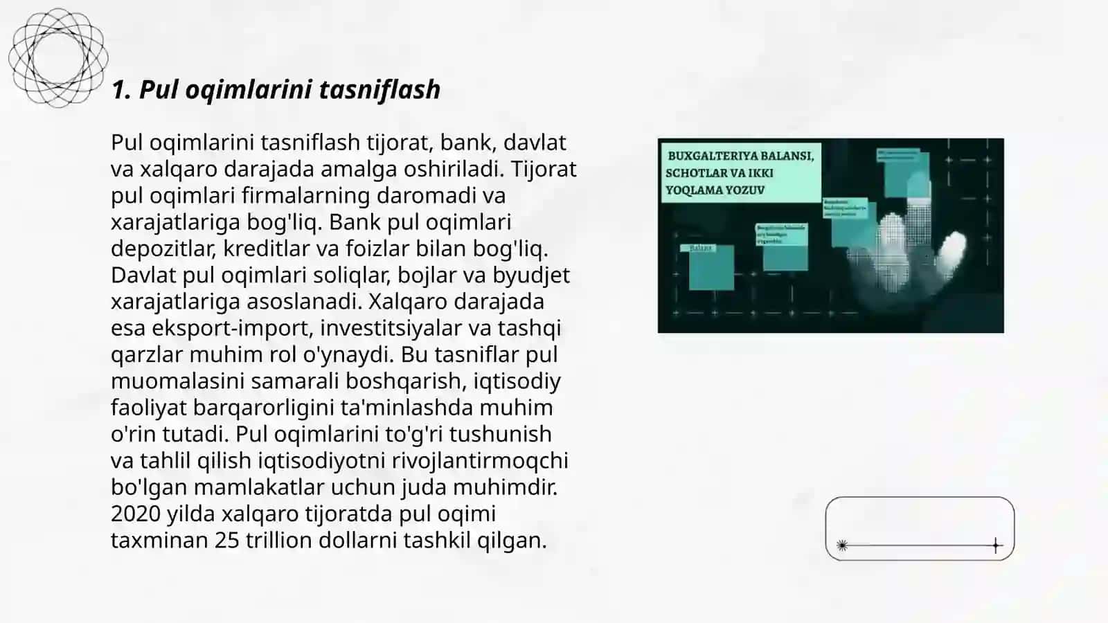 Buxgalteriya hisobining xalqaro standarti 7-son, "Pul mablagʼlari xarakati toʼgʼrisidagi hisobot" 3
