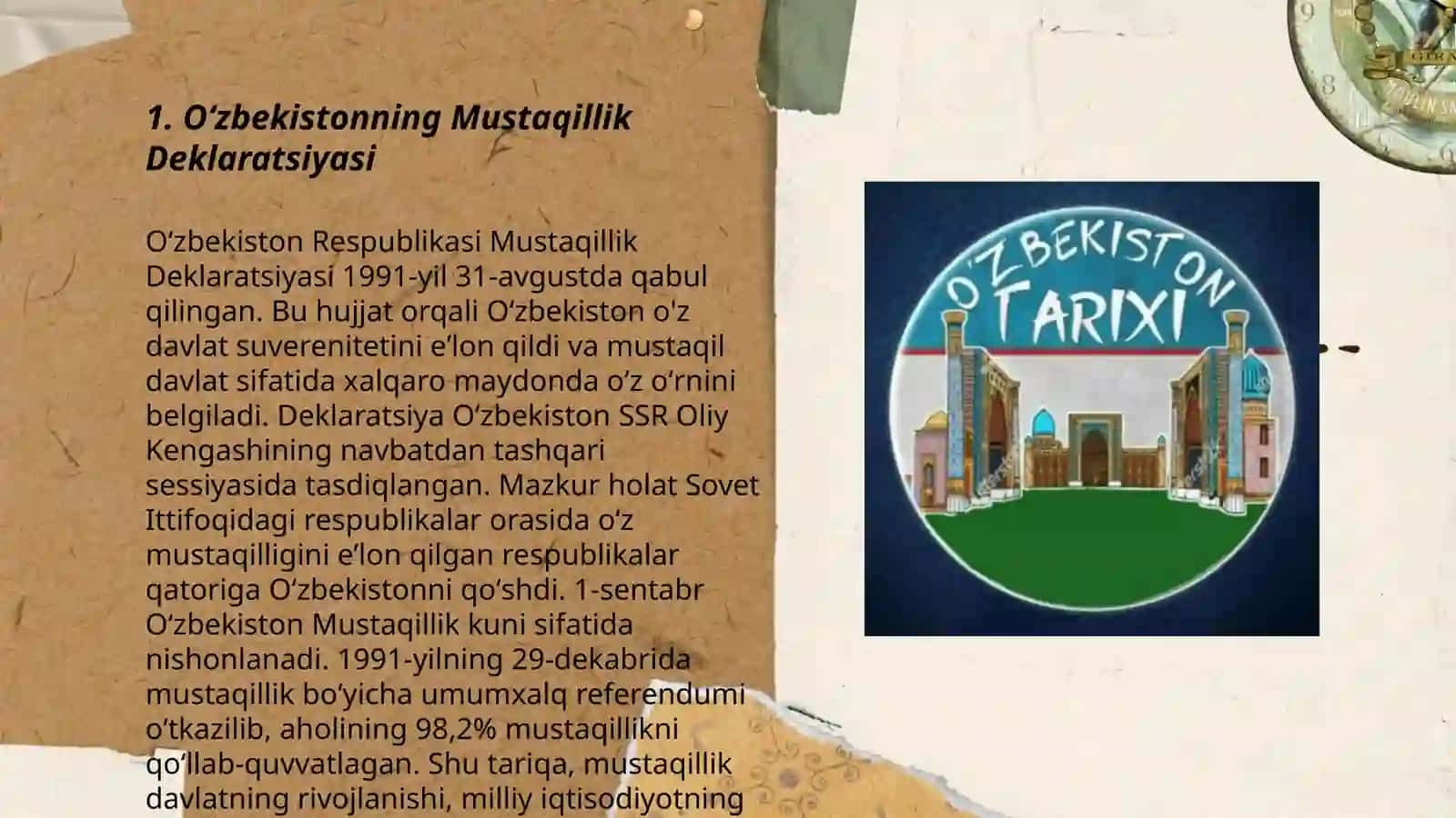 Oʻzbekistonning eng yangi tarixi 3