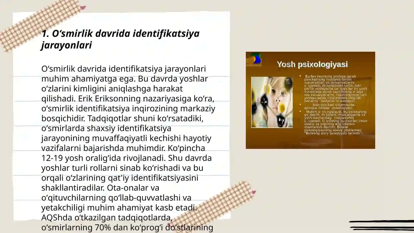 Oʻsmirlik va ilk oʻspirinlik davrida psixik rivojlanish xususiyatlari 3