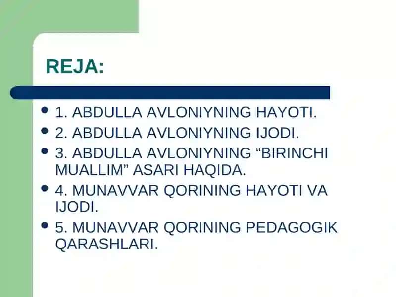 ABDULLA AVLONIYNING PEDAGOGIK FAOLIYATI VA TA'LIM TARBIYA HAQIDAGI QARASHLARI 3