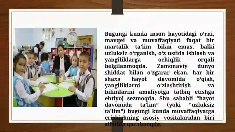 Hayot davomida ta`lim muvaffaqqiyat vositasi sifatida 3