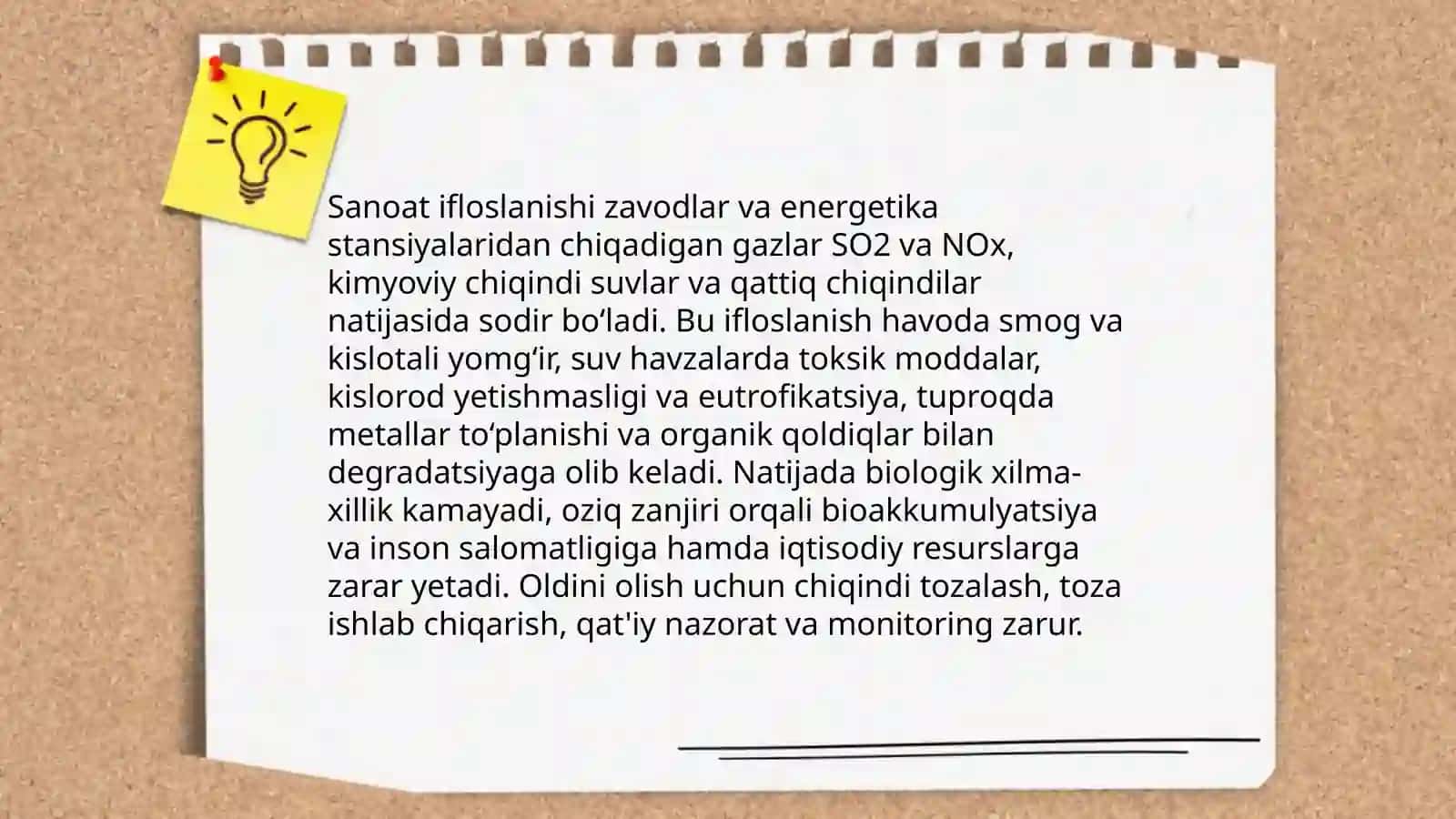 Inson faoliyati tabiatga ta'siri va tabiatning javobi 3