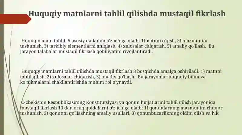 Huquqiy tarbiya jarayonida erkin mustaqil fikrlovchi shaxsning ro’li 3