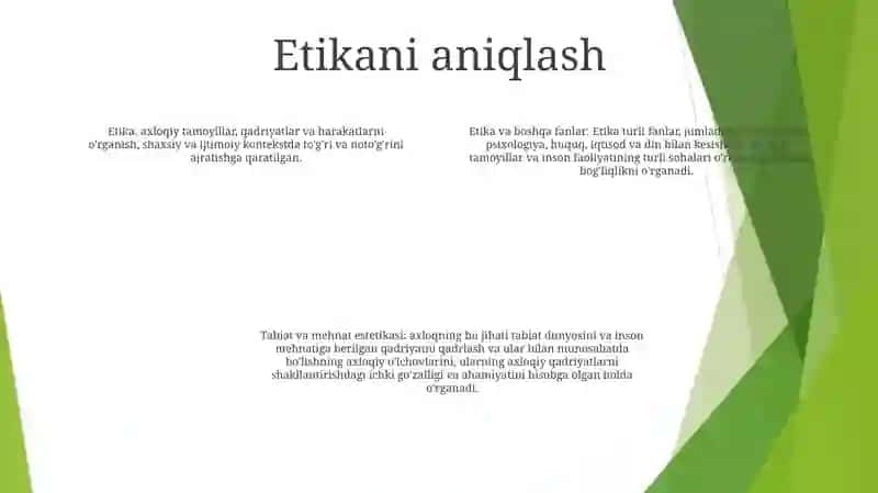 Etika Va Uning Boshqa Fanlar Bilan Munisabati 3