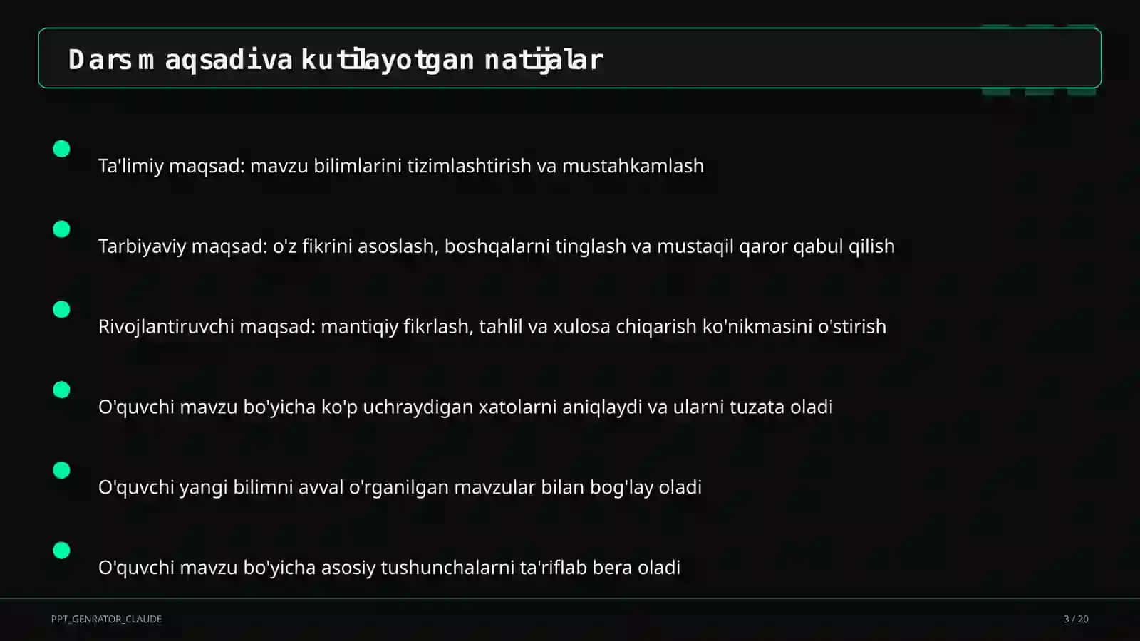 Rus tilida ilmiy matn bilan ishlash (11-sinf) 3