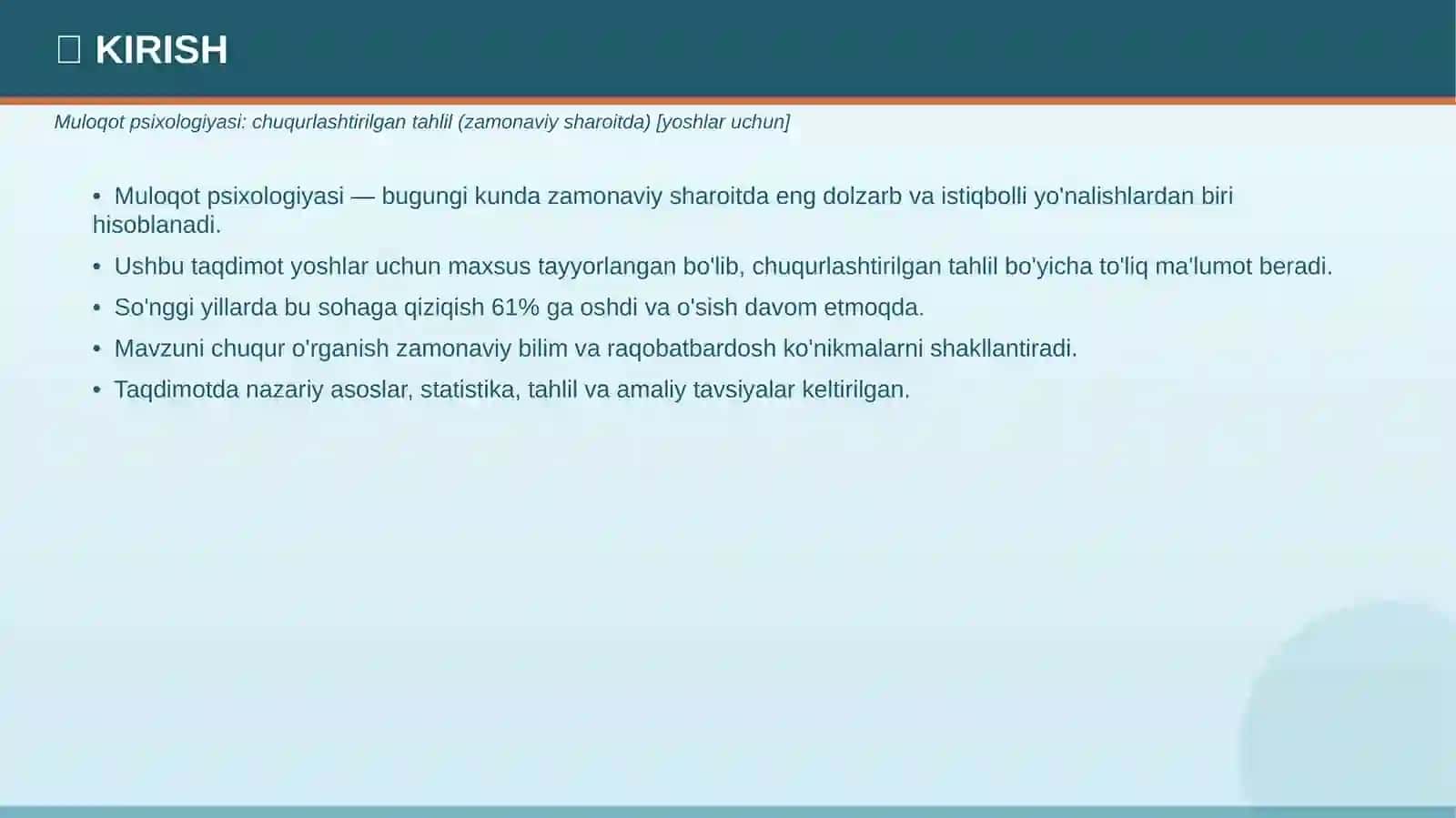 MULOQOT PSIXOLOGIYASI 3