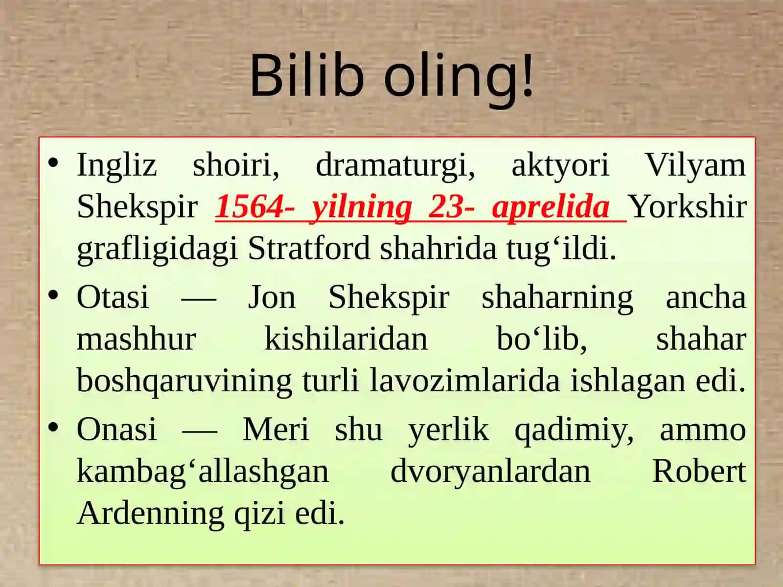 VILYAM SHEKSPIR 3
