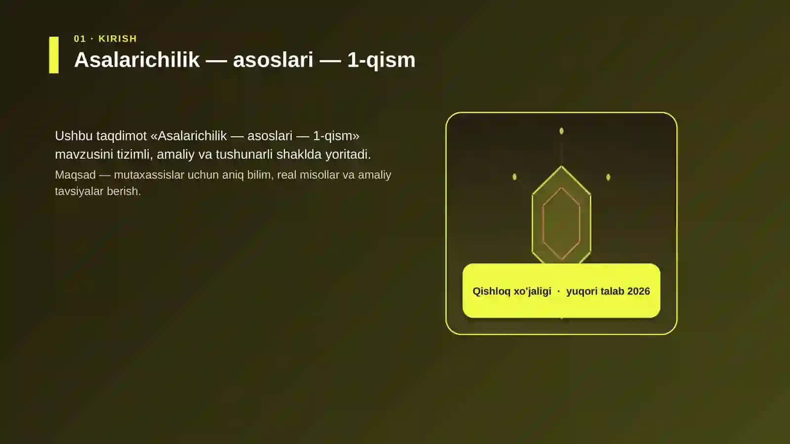 Asalarichilik — asoslari — 1-qism 3