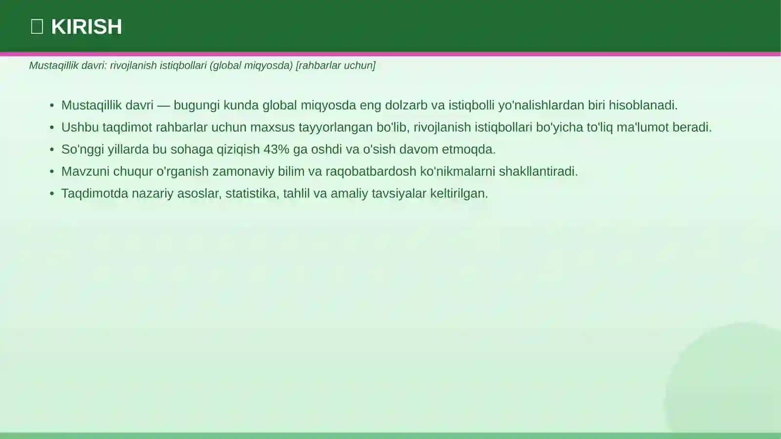 MUSTAQILLIK DAVRI 3
