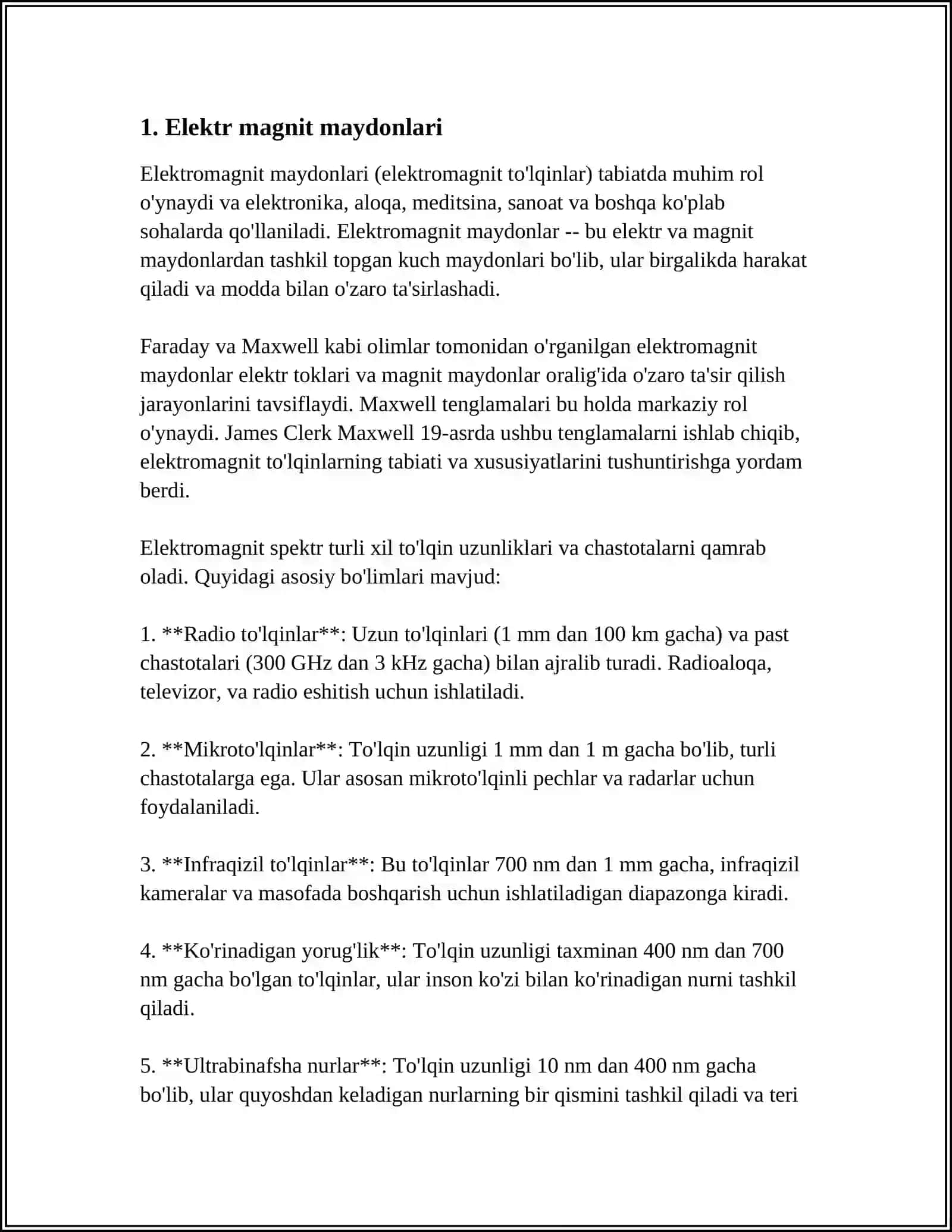 ELEKTR YOLLARI VA ULARNING INSON ORGANIZIMIGA TASIRI 3