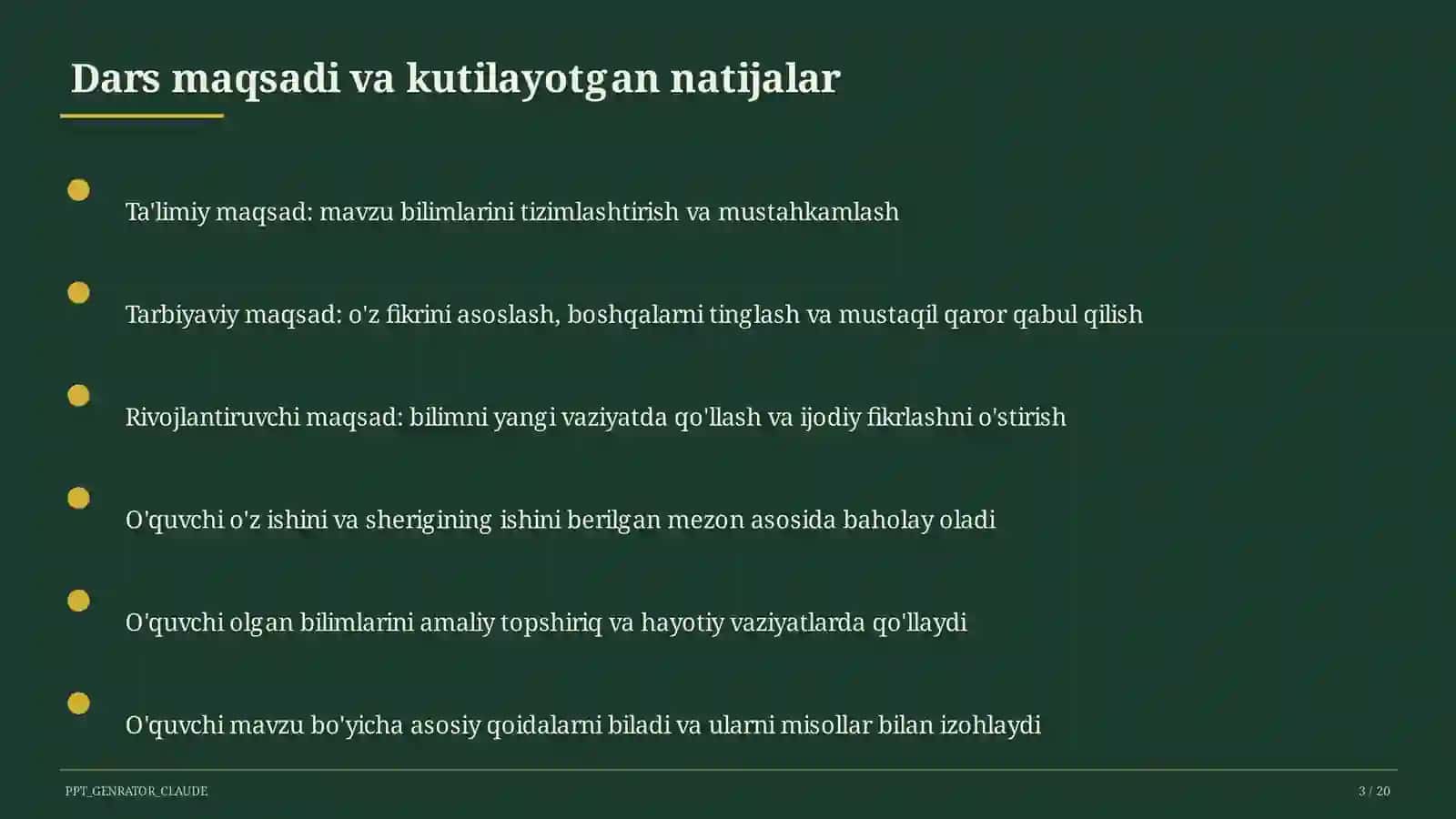 Huquq va majburiyat: bola huquqlari (8-sinf) 3