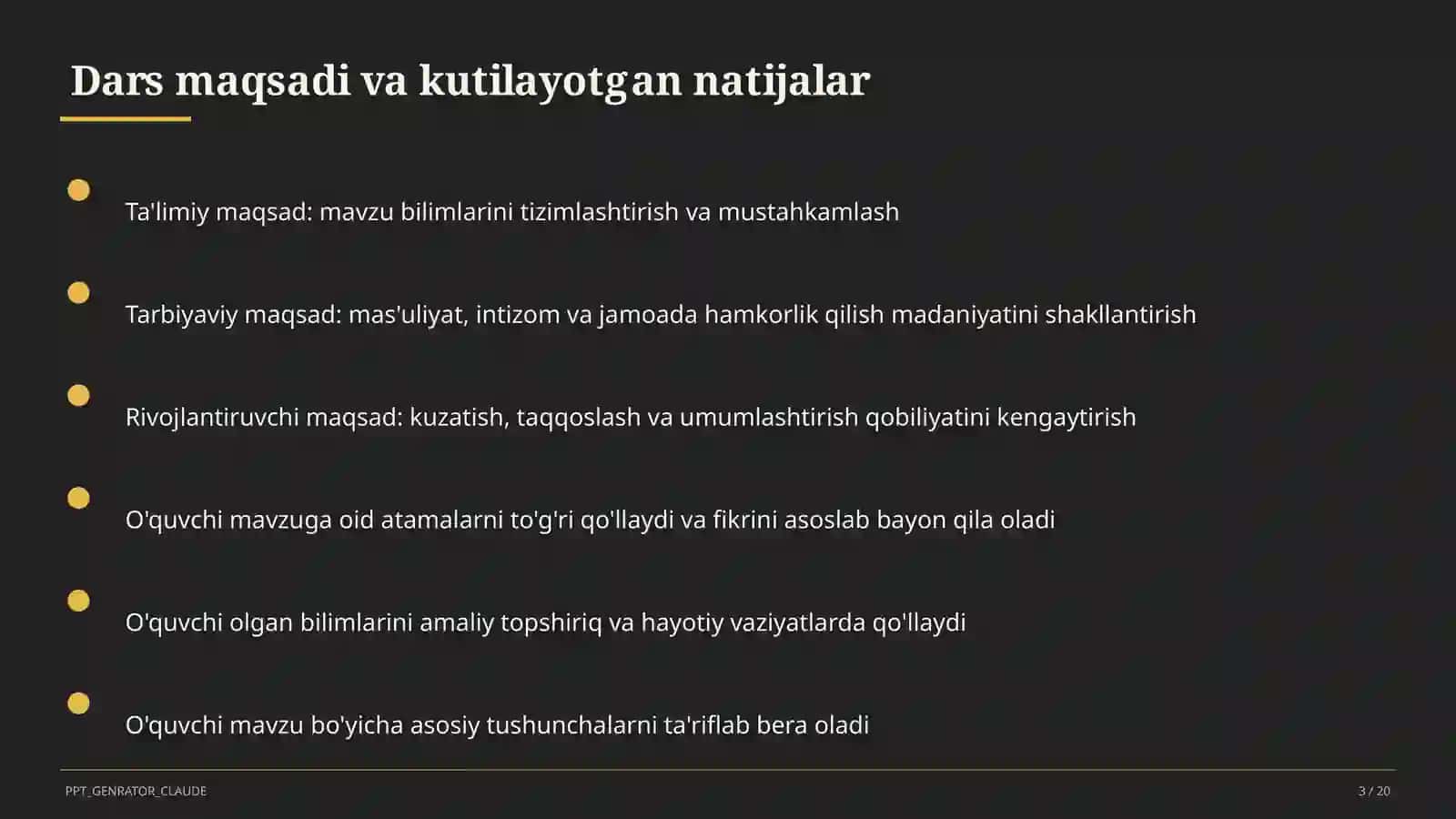 Word dasturida hujjat yaratish (6-sinf) 3