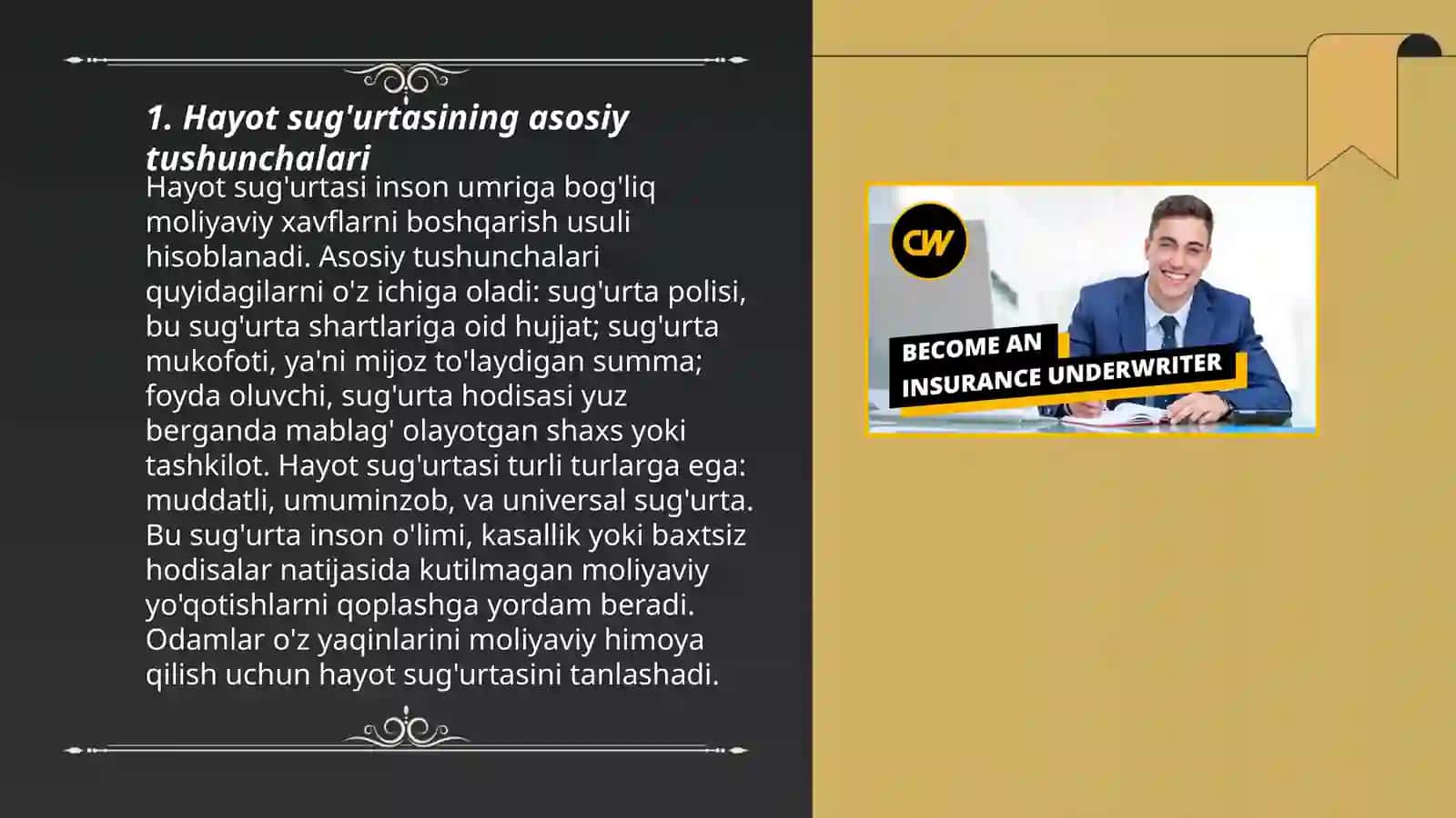 Hayot sug'urtasi 3