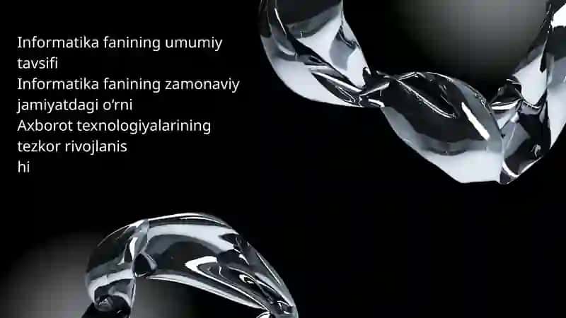 Informatika fanining umumiy tavsifi 3