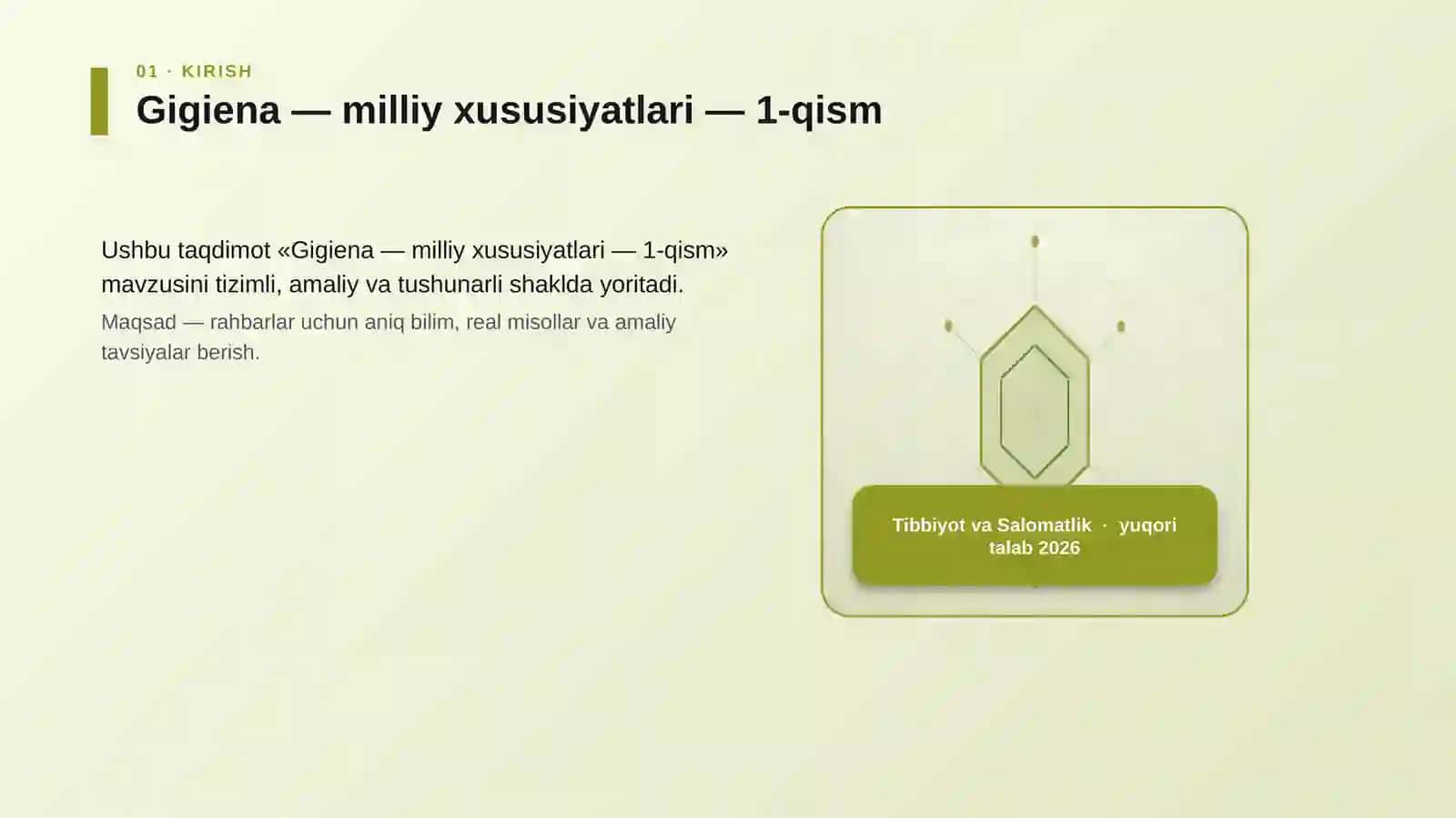 Gigiena — milliy xususiyatlari — 1-qism 3