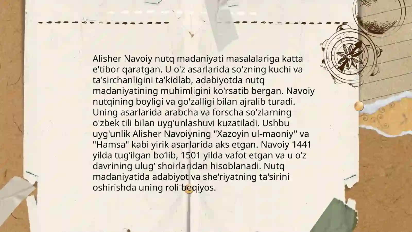 Alisher Navoiyning nutq haqida qarashlari 3
