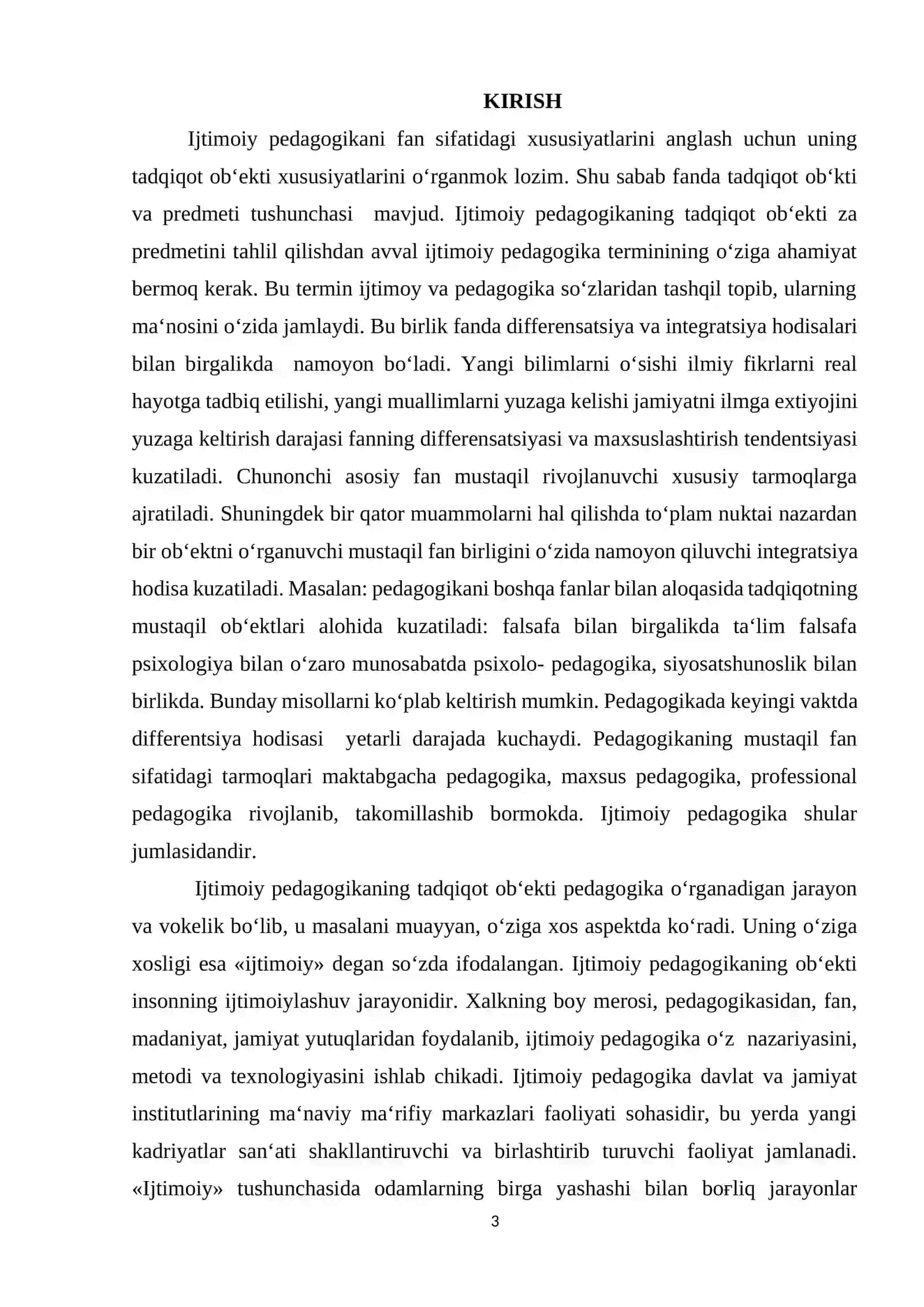 Ijtimoiy Pedagogika Faoliyati 3