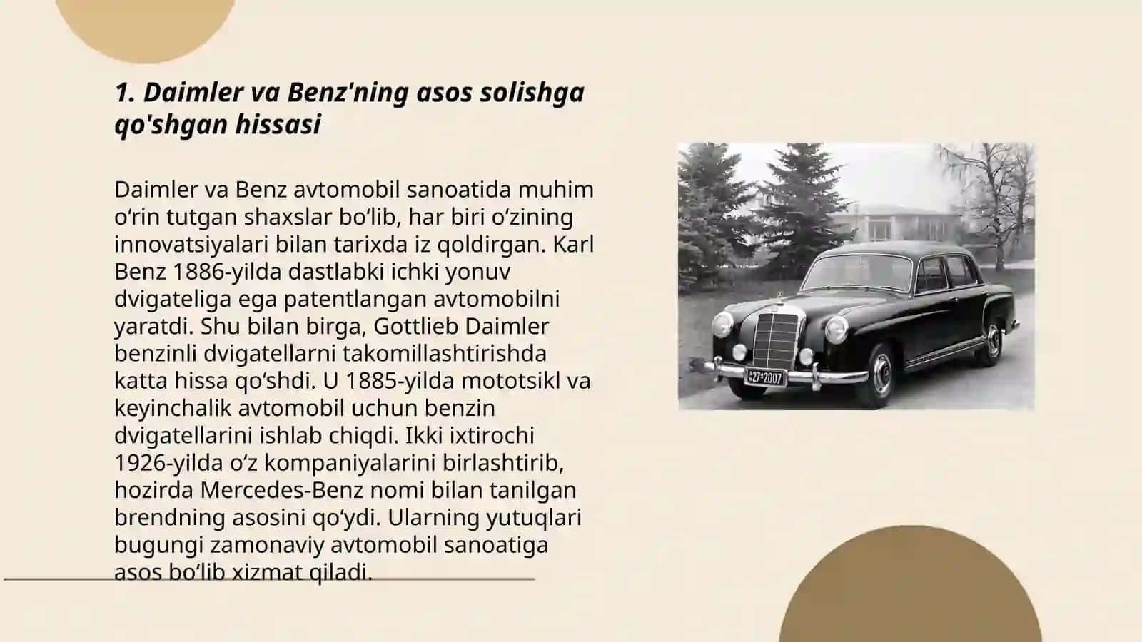Mercedes Benz tarixi 3