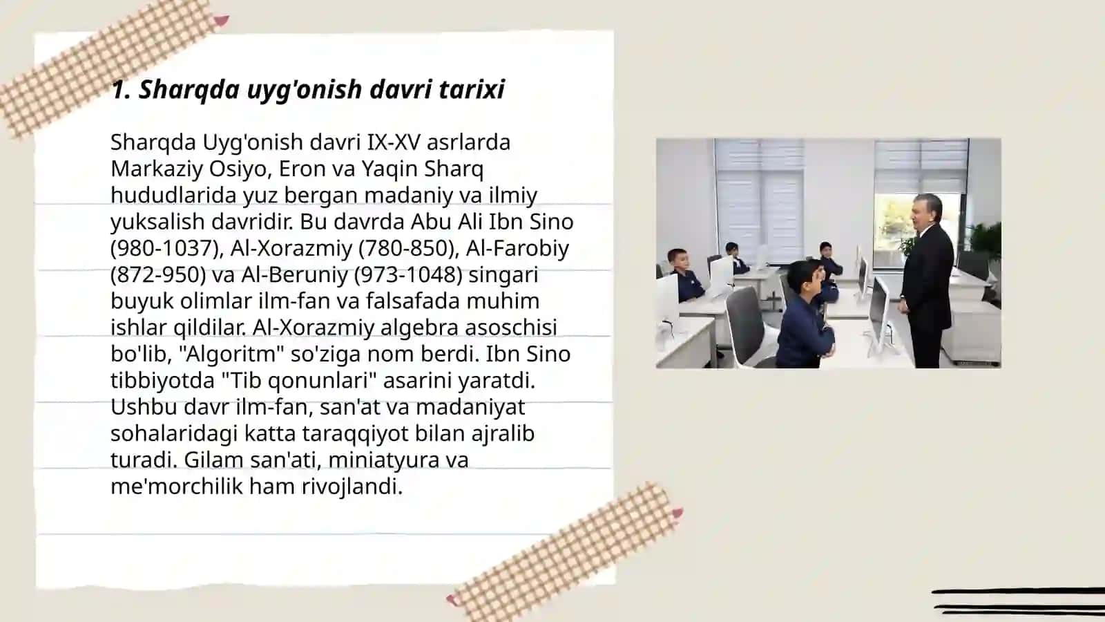 Sharqda Uyg'onish davri ilm fan va pedagogik fikrlar 3