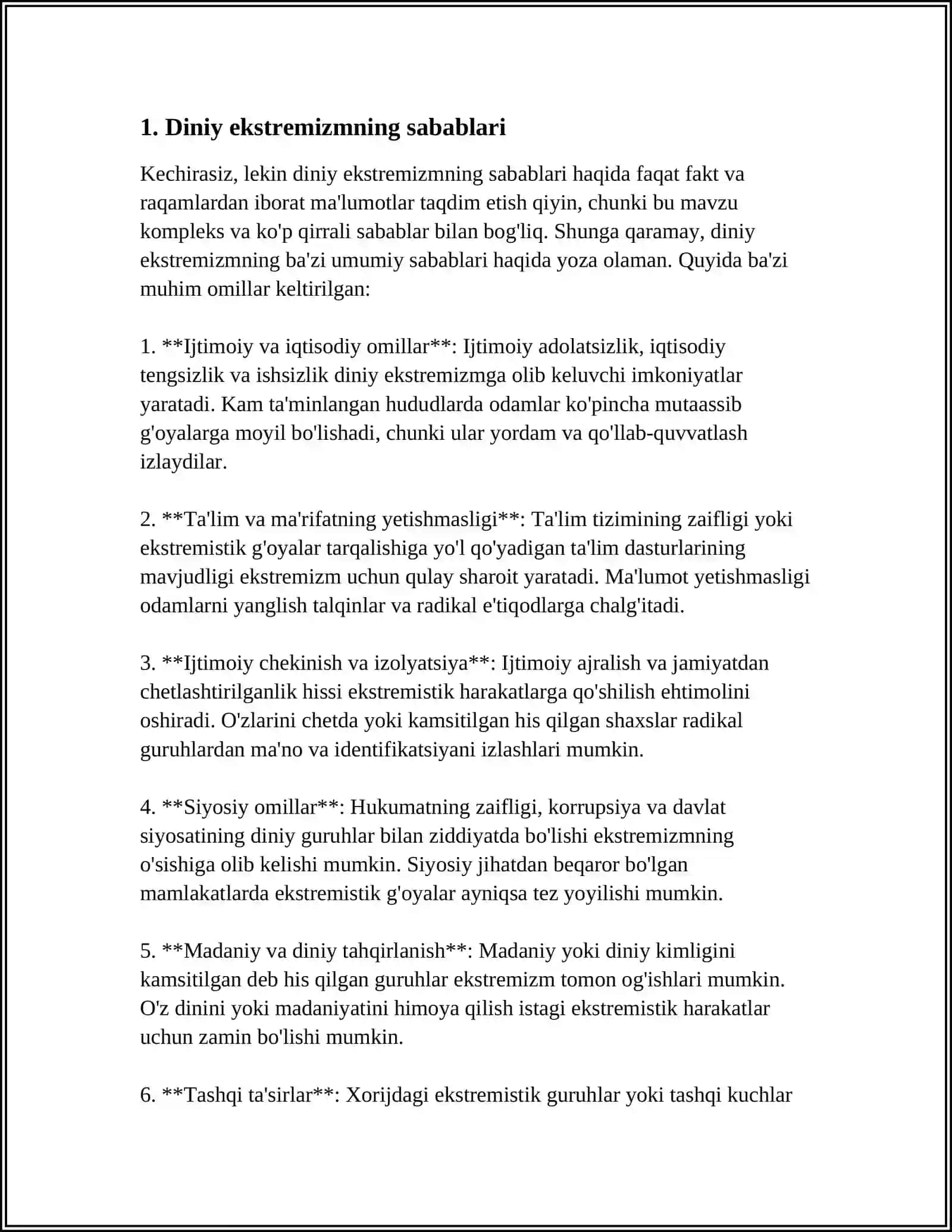 DINIY EKSTREMIZM VA TERRORIZMGA QARSHI KURASH 3