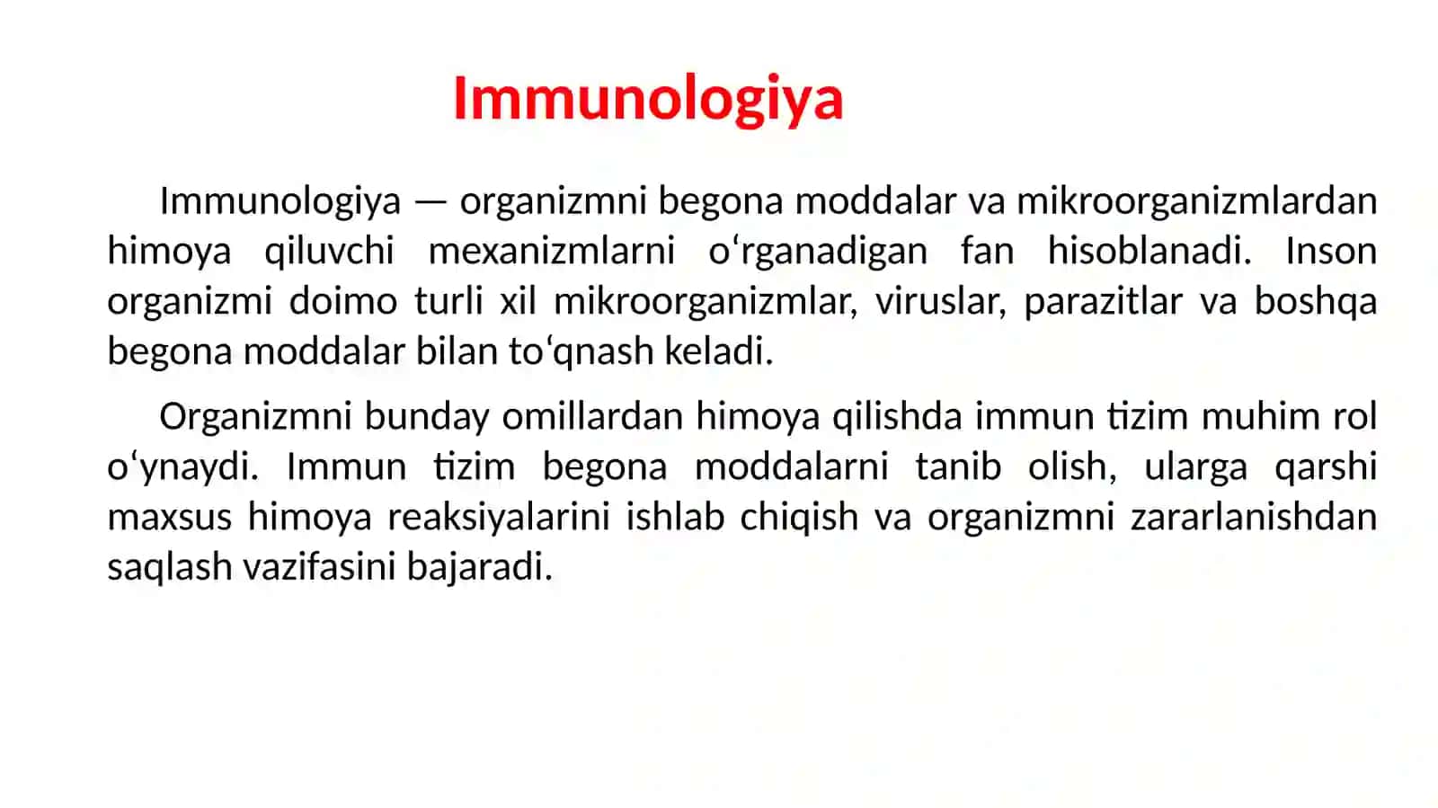 Antigen va antitana, ularning ahamiyati 3
