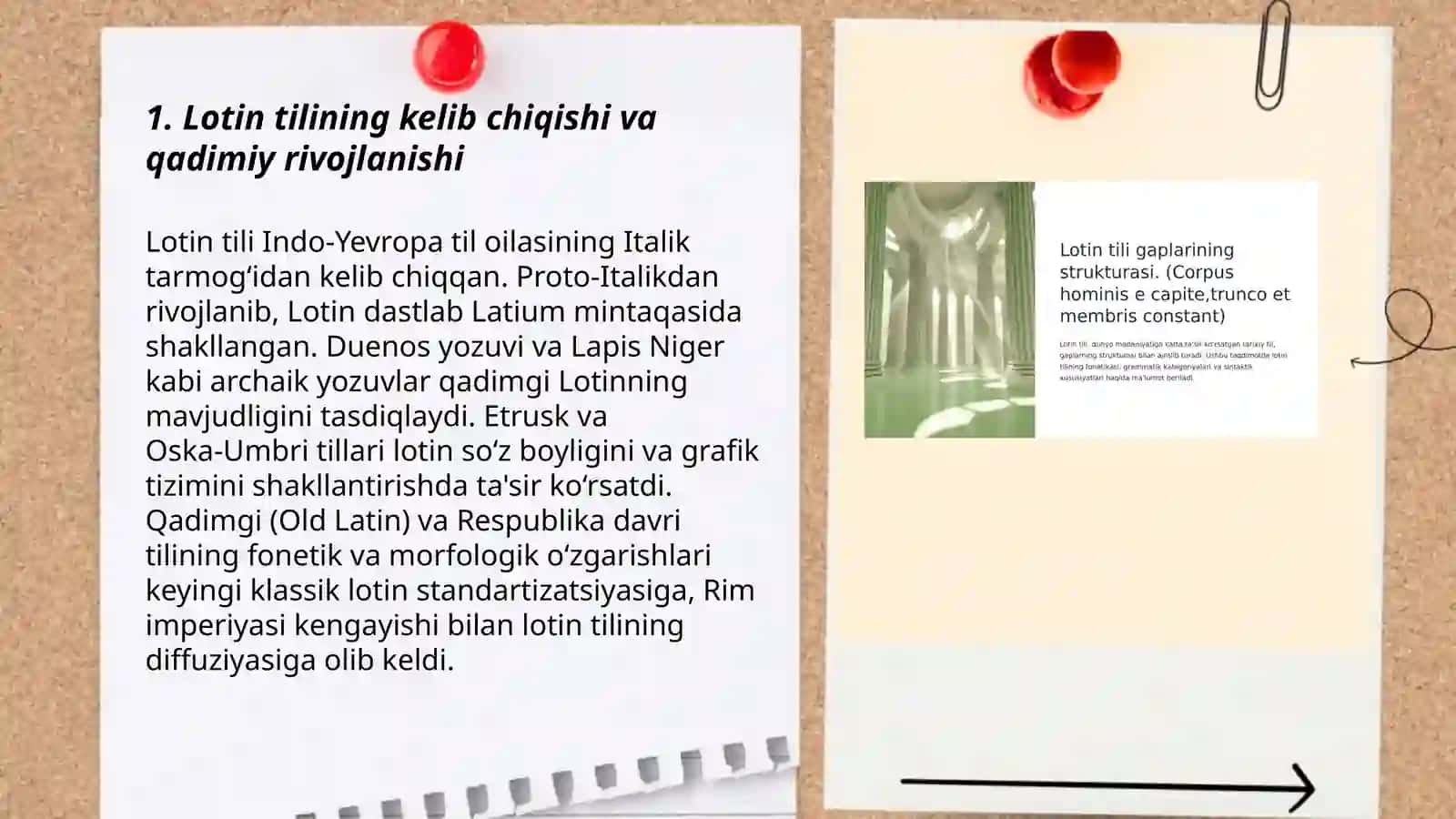 Lotin tili tarixi va zamonaviy tillarda lotin tili 3