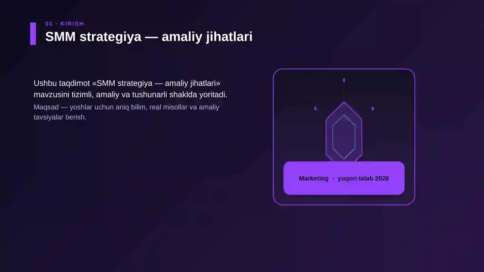 SMM strategiya — amaliy jihatlari 3