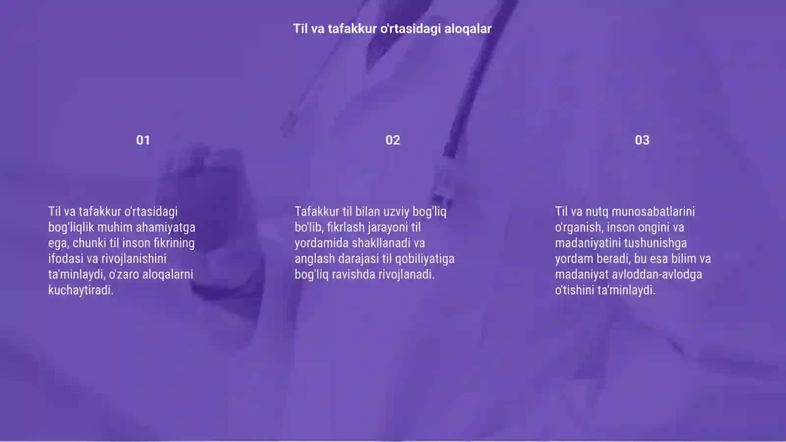 Til va tafakkur, til va nutq munosabatlari 3