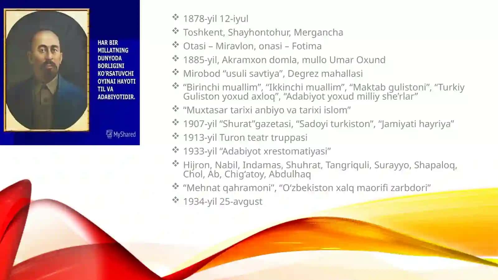 Abdulla Avloniy she’riyati 3