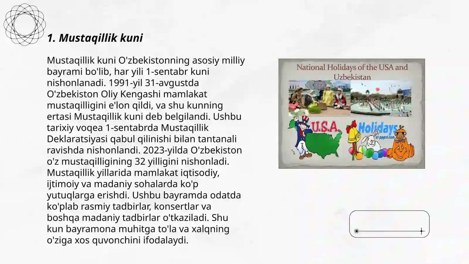 Uzbek national holidays 3