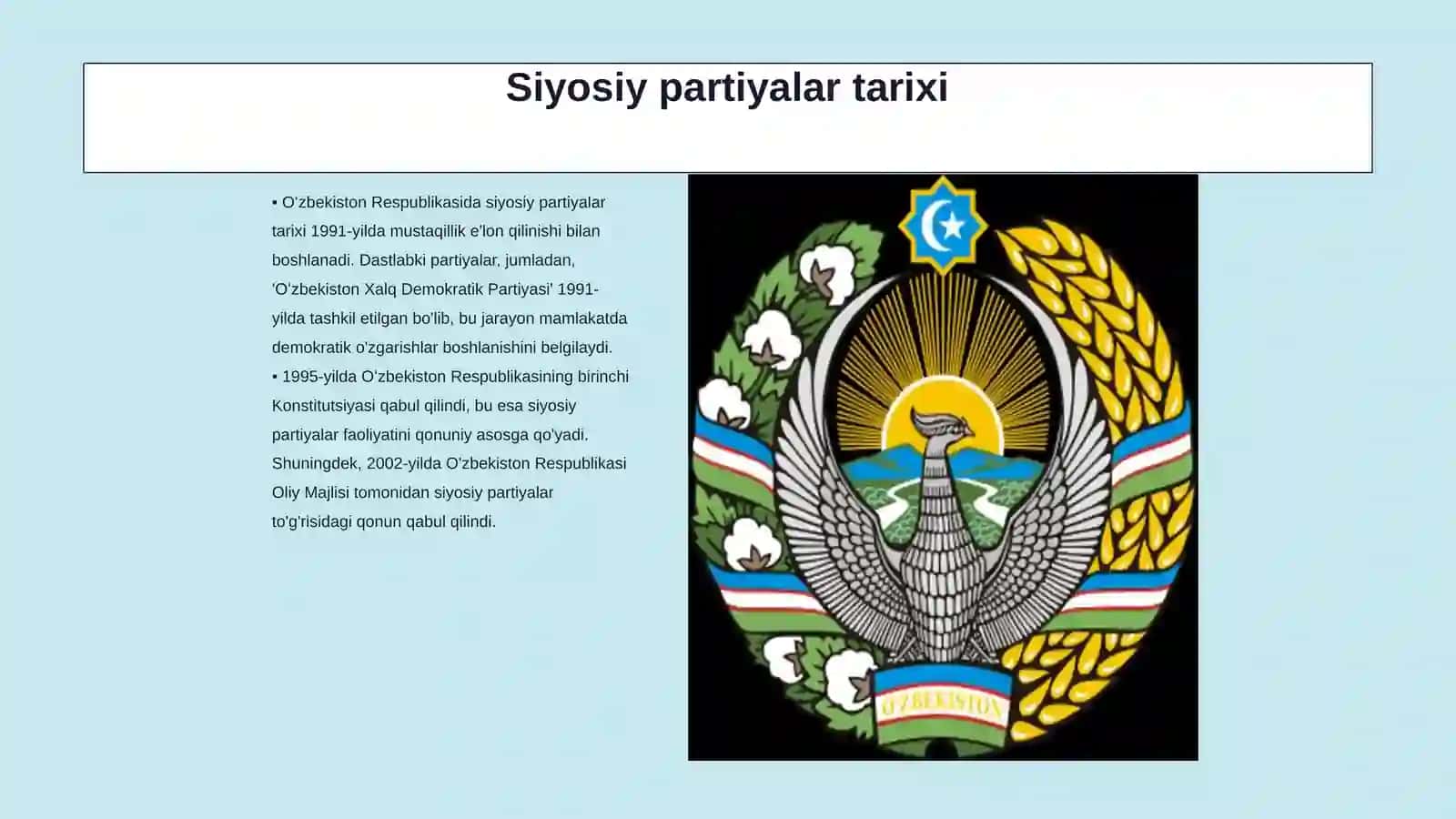 Siyosiy partiyalar faoliyati 3