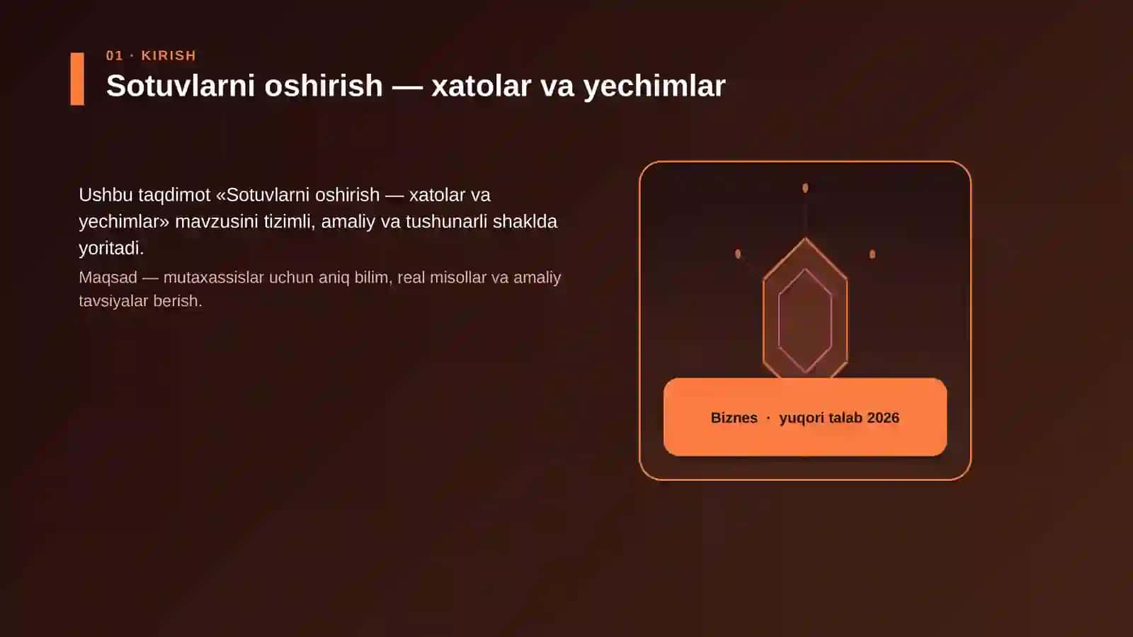 Sotuvlarni oshirish — xatolar va yechimlar 3
