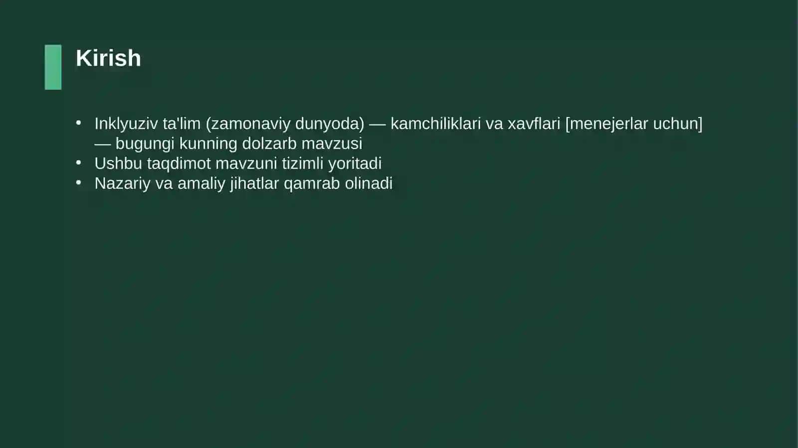Inklyuziv ta'lim (zamonaviy dunyoda) — kamchiliklari va xavflari [menejerlar uchun] 3