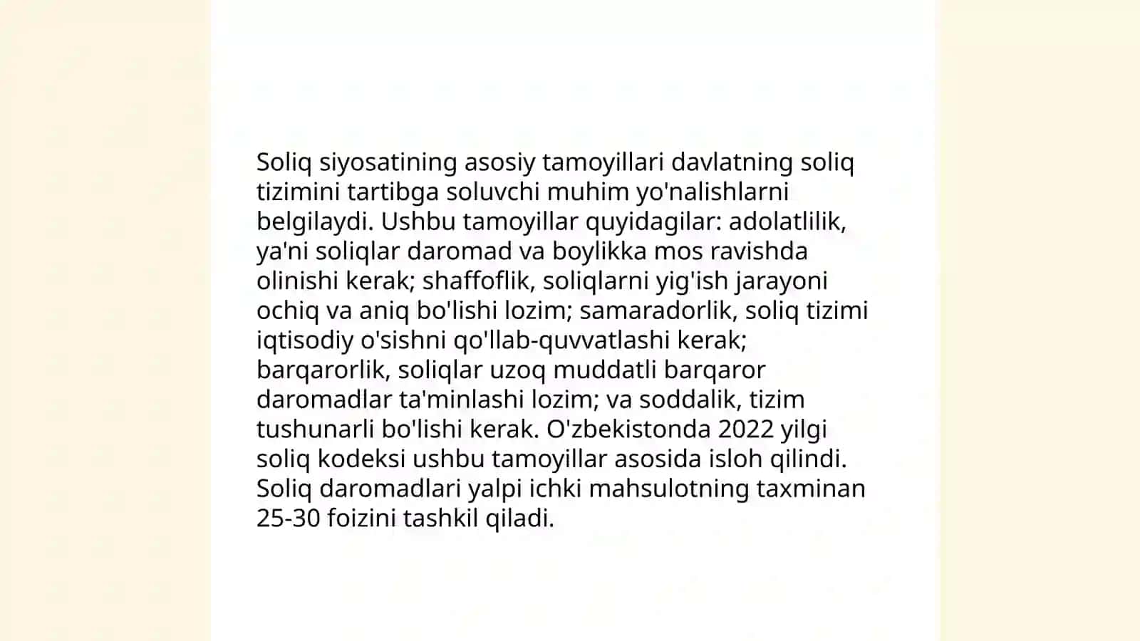 Oʻzbekiston soliq tizimi va uning oʻziga xos xususiyatlari 3
