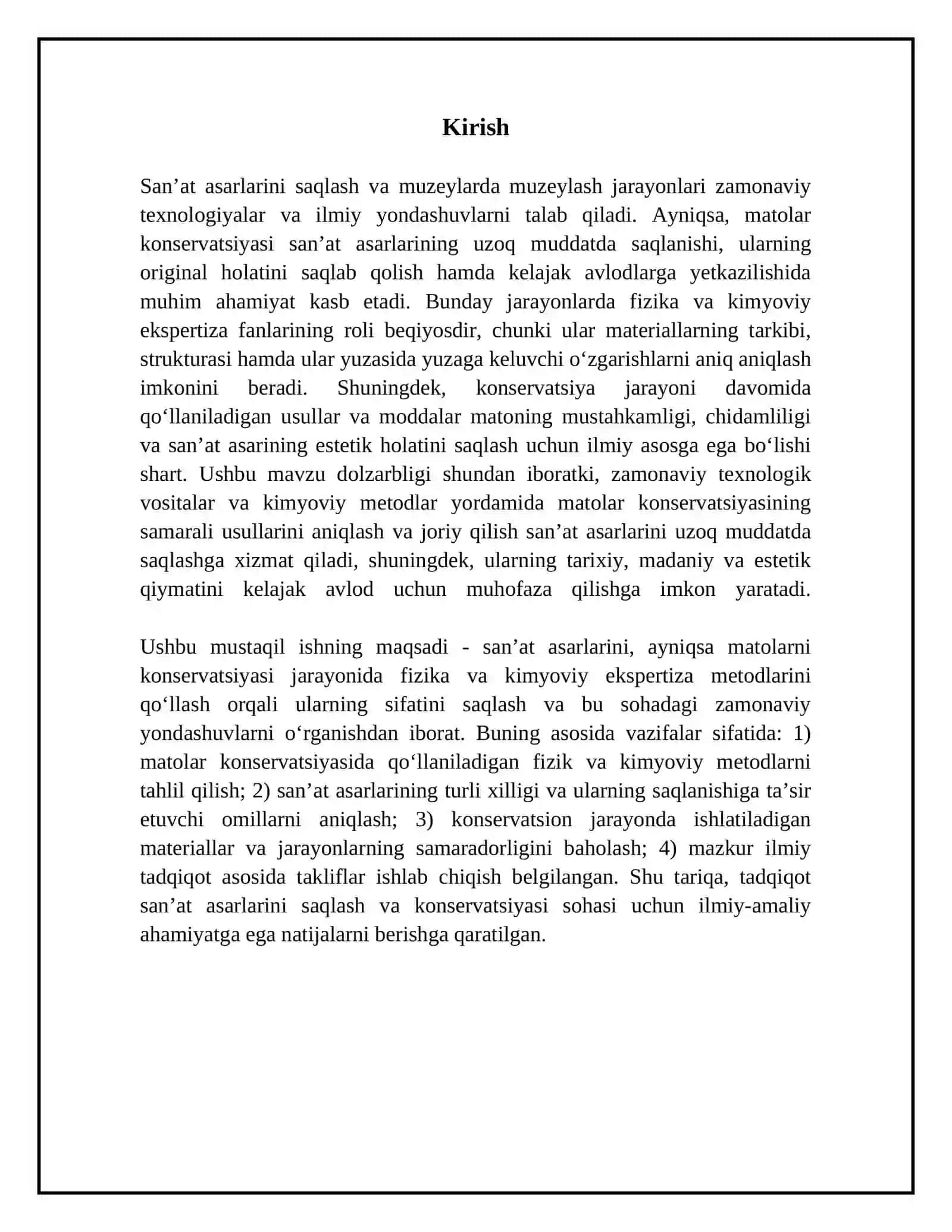 Matolar kansirvatsiyasi 3