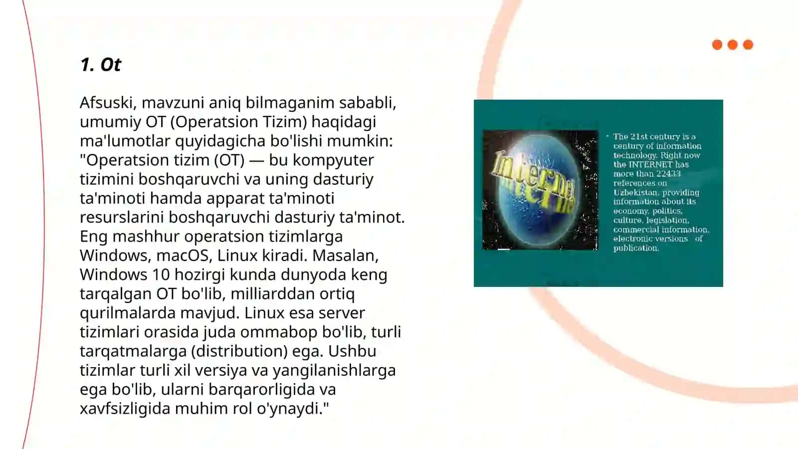 O’zbek tilida mustaqil so’z turkumlari 3