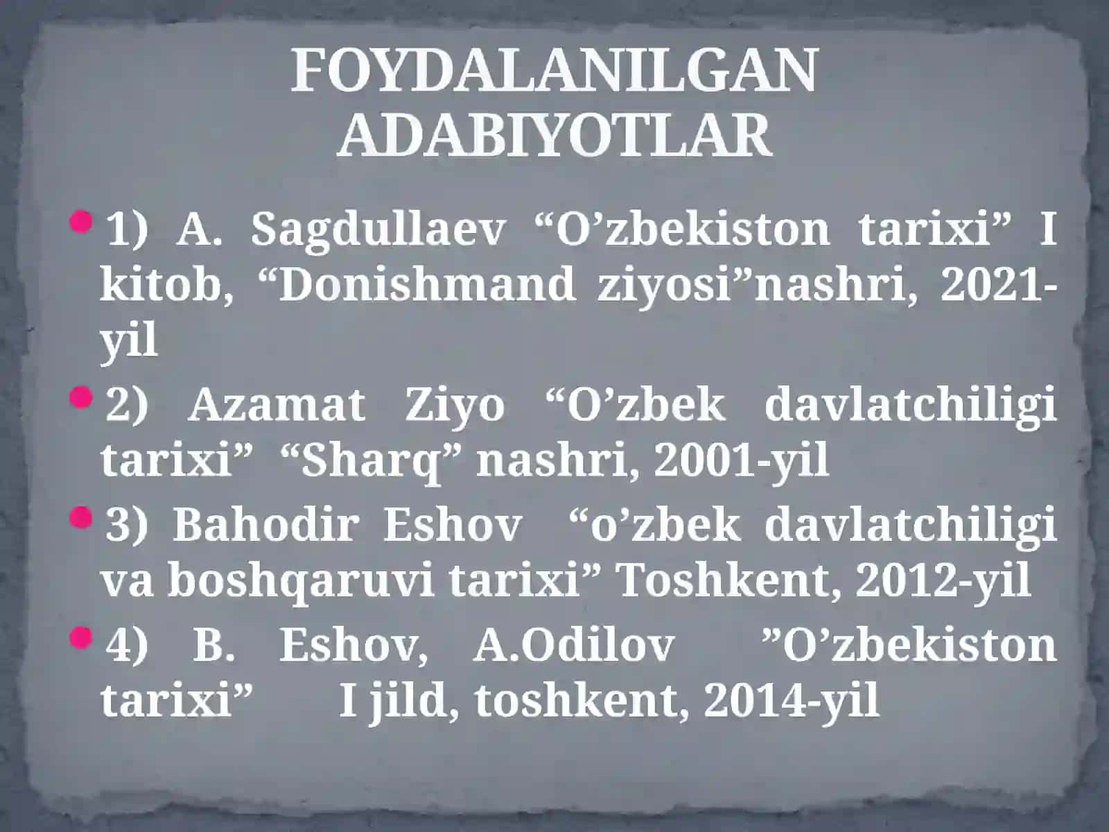 TOHIRIYLAR DAVLATI BOSHQARUVI 3